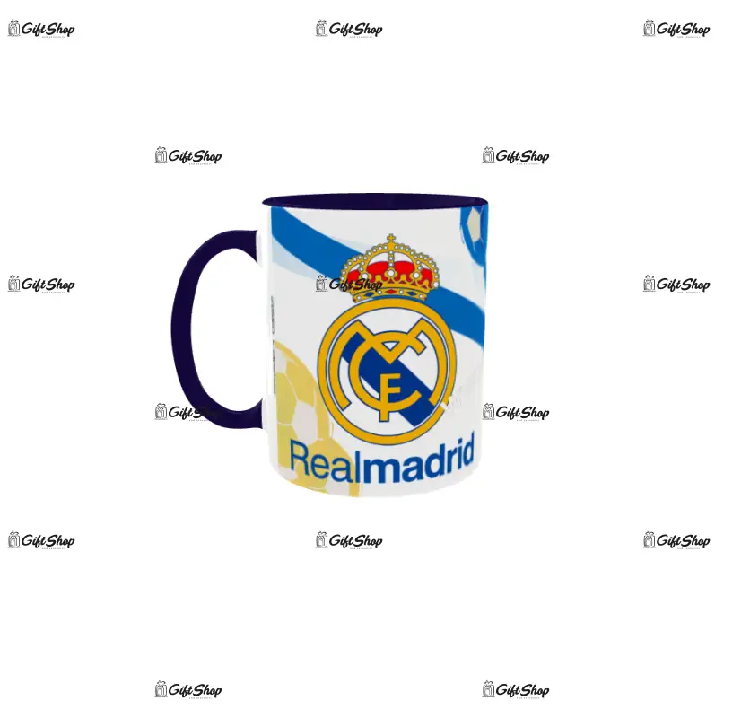 Real madrid, cana personalizata cu poza, model 3321